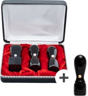 4本セット　印鑑ケース付き